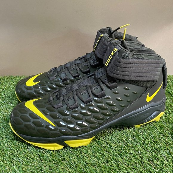 Nike Force Savage Pro 2 Mid Shark Oregon Ducks Sample PE Cleats Sz 17 CI9904-305 main image 4